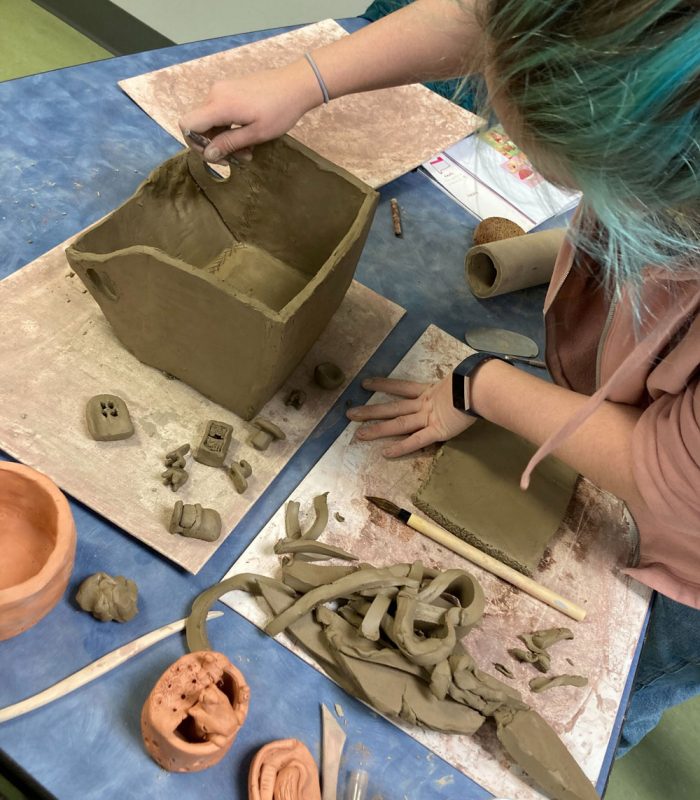 SPCPA-Visual-Arts-Ceramics-being-created